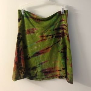 Tie Dye Yoga Skirt